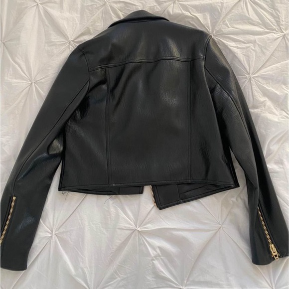 Blank NYC black Faux Leather Moto Jacket - Picture 3 of 4